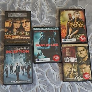 Leonardo DiCaprio DVD Movie Collection